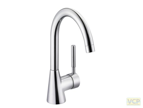 Spültisch-Hebelmischer vivana mit schwenkbarem Gussauslauf