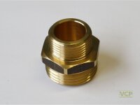 Reduziernippel Messing blank 1" x 3/4" mit...