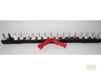 WC-Sitz-Montageschlüssel rot mit Gelenk