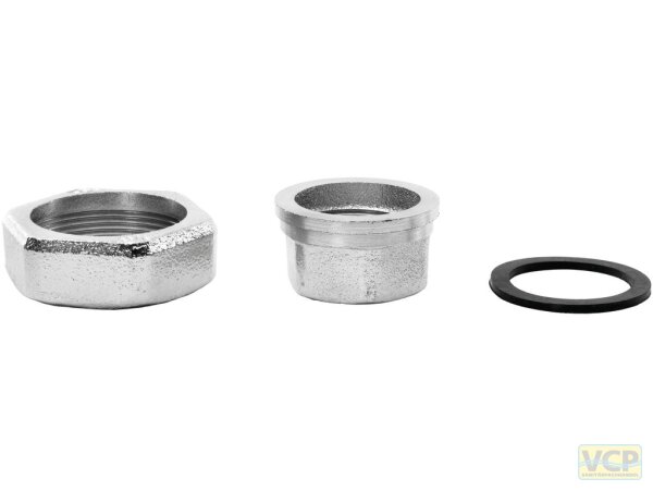 Pumpenset 5/4"Ig x 2"ÜM TG schwarz, Dichtungen aus EPDM