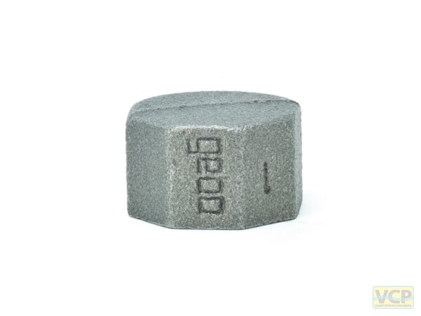 Kappe sechskant 1/2" TG schwarz