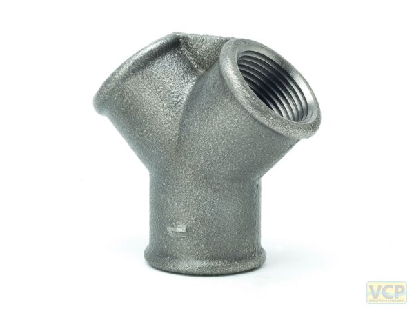 Y-Verteiler 1/2" TG schwarz
