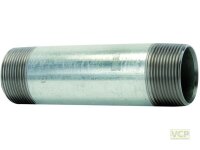 Langnippel 1" x 60mm TG schwarz