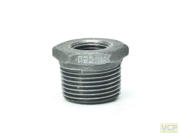 Reduzierstück 6/4" x 5/4" TG schwarz