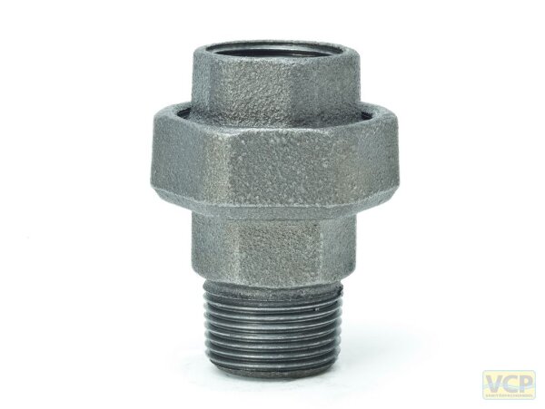 Rohrverschraubung ia 1" TG schwarz