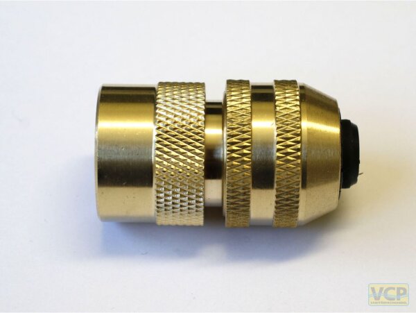Steckkupplung für 1/2" Schlauch Messing blank