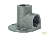 Deckenwinkel 3/4" TG schwarz