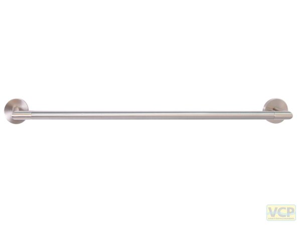 Badetuchstange Metall 640 mm Serie Oslo rund Edelstahloptik