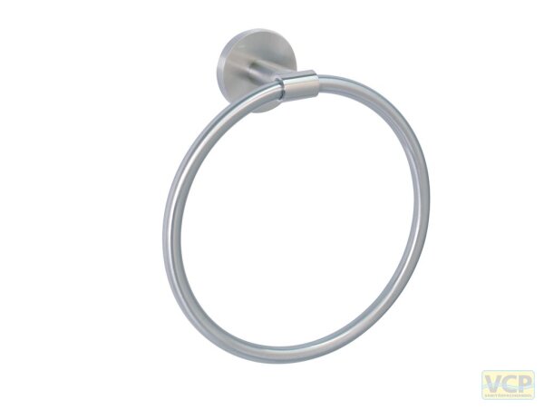 Handtuchring Metall Serie Oslo rund Edelstahloptik