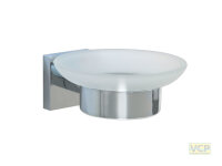 Seifenablage Metall Glas satiniert Serie Lahti eckig...