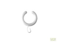 Brausevorhang Ring rund Ø 32mm offen aus...