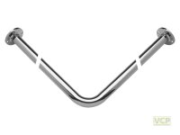 Brausevorhangstange Ø 25mm Serie 1000 Winkel 1.200...