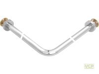 Brausevorhangstange Ø 25mm Serie 8000 Winkel 1.200...