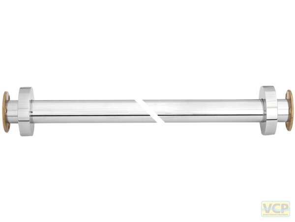 Brausevorhangstange Ø 25mm Serie 8000 gerade 1.400mm Messing verchromt