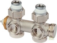 Ventilhahnblock VARIODESIGN 3/4" 50mm Rohrabstand...