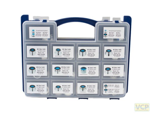 VCP-Sonder-Turbulatorbox- 30 teilig plus 1 Schablone und 2 Schlüssel