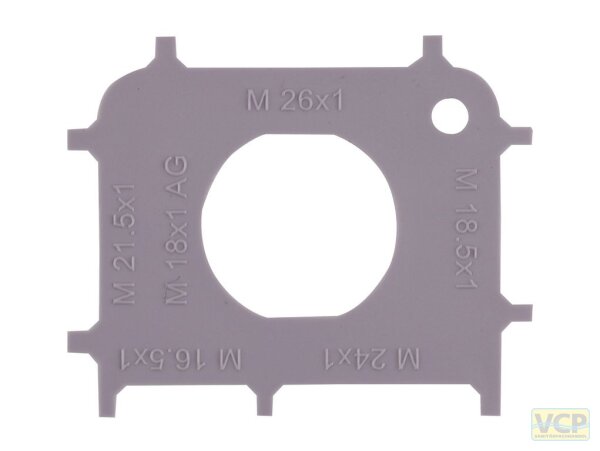 Service-Schlüssel Kunststoff lila