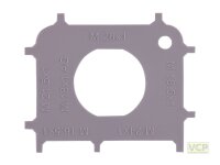 Service-Schlüssel Kunststoff lila