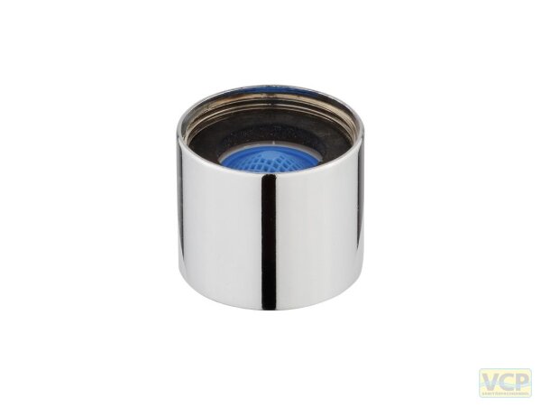 Turbulator-Strahlregler mit Sondergewinde M19,5x1 Ig Ø 21,0 x H 17,5mm verchromt für Steinberg Armaturen