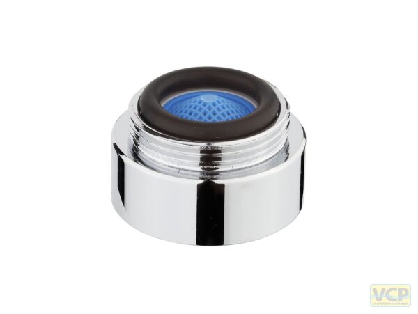 Turbulator-Strahlregler mit Sondergewinde M20x1 Ag Ø 24,0 x H 14,0mm verchromt