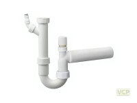 Kugelgelenk-Siphon 6/4" DN50 für Spülen,...