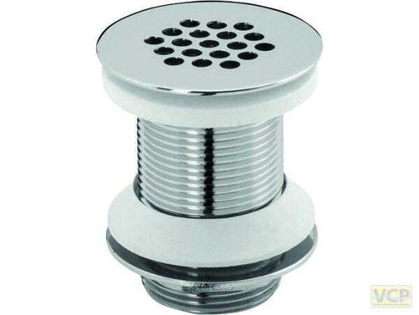 Ablaufventil 5/4" "Design" mit Lochsieb nicht verschließbar