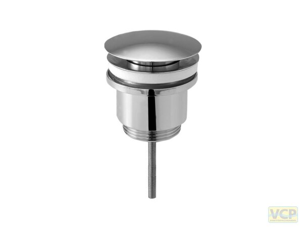 Ablaufgarnitur 5/4" Klick-"Design" Verschluss-Stopfen 65mm