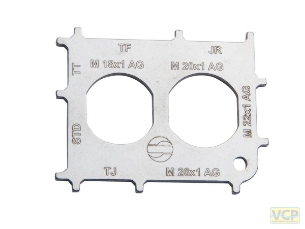 Multifunktionsschlüssel "PROFI" Edelstahl für Einschraubsysteme