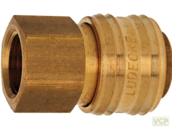 Druckluftkupplung Messing 1/2"Ig