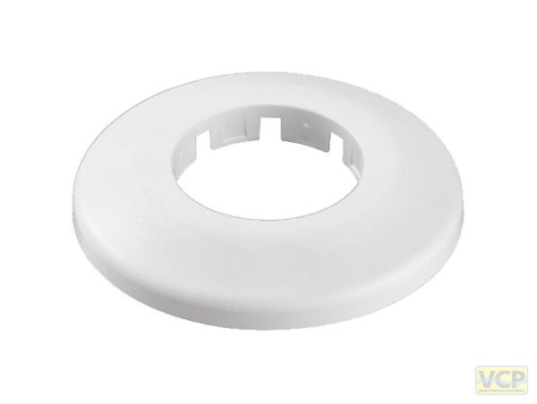 Rosette für Spültischsifon DN 50 Ø94 H12,7 weiß