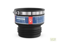 Steckadapter CSA 100 (100-116mm auf 100-105mm), bis 0,5 bar, TPE/V2A