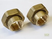 Pumpenverschraubung Messing blank 1"Ig x 6/4"...