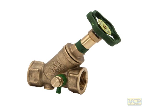 KFR-Schrägsitzventil 1" mit Entleerung, nicht steigende Spindel