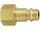 Druckluftstecker Messing 1/4"Ig