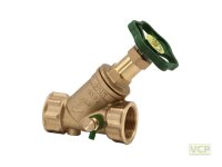 Freistrom-Schrägsitzventil 5/4" mit Entleerung,...