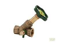 Freistrom-Schrägsitzventil 3/4" mit Entleerung,...