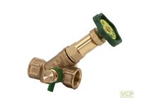 Freistrom-Schrägsitzventil 1/2" mit Entleerung,...