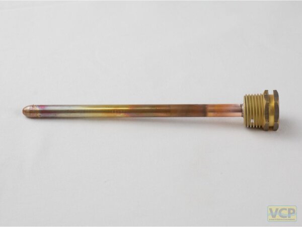 Messing/Kupfer-Tauchhülse 1/2" x 100mm Innen/Außen Ø 7/8mm