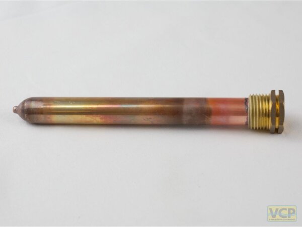 Messing/Kupfer-Tauchhülse 1/2" x 200mm Innen/Außen Ø 15/16mm