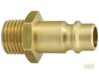 Druckluftstecker Messing 3/8"Ag