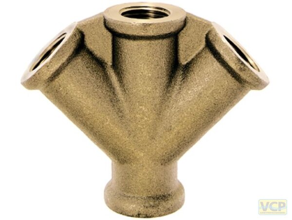 4-Wege-Stück 3/8"Ig