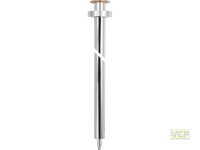 Deckenstütze Serie 8000 500mm Messing verchromt