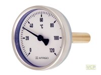 Bimetallzeigerthermometer Typ 2 Ø80mm 1/2"...