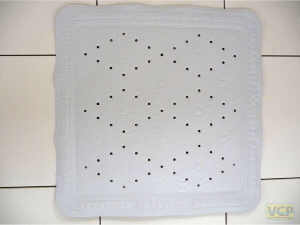 Duscheinlage ca. 55x55 cm Sinuswelle Farbe: grau