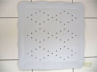 Duscheinlage ca. 55x55 cm Sinuswelle Farbe: grau