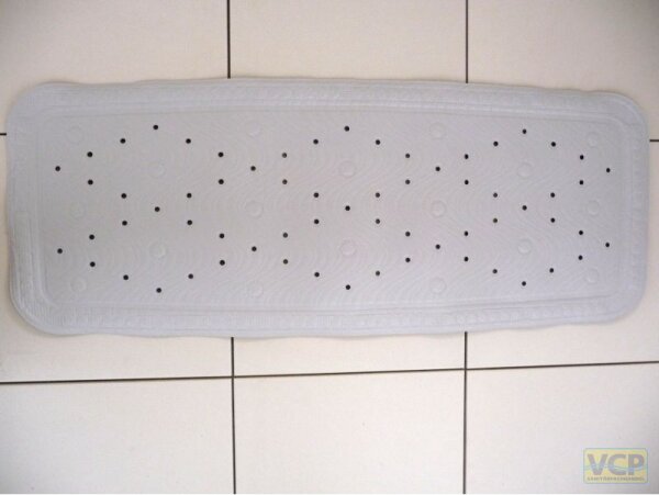 Wanneneinlage ca. 36x92 cm Sinuswelle Farbe: grau