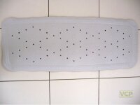 Wanneneinlage ca. 36x92 cm Sinuswelle Farbe: grau