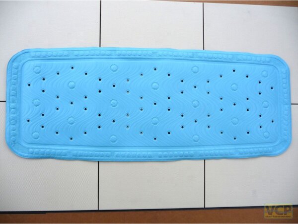 Wanneneinlage ca. 36x92 cm Sinuswelle Farbe: blau