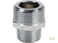 Reduziernippel Rotguss chrom 3/4" x 1/2"