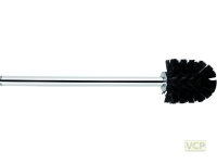 WC-Ersatzbürste  Messing chrom, schwer mit schwarzer...